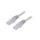 Patch cord U/UTP, Cat 5e, RJ45 wtyk z obu stron, linka, CCA, 3m PP12-3M