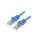 Patch cord F/UTP, Cat 6, RJ45 wtyk z obu stron, linka, CCA, 2m, PVC, niebieski PP6-2M/B