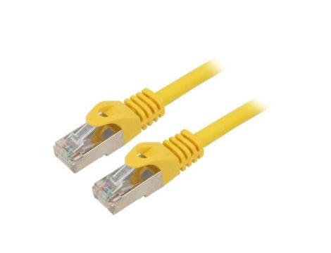 Patch cord S/FTP, Cat 6a, wtyk RJ45 z obu stron, linka, Cu, 15m PP6A-LSZHCU-Y-15M