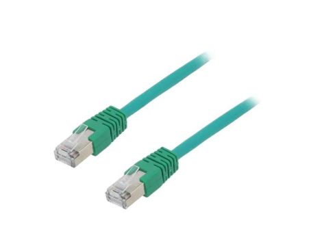 Patch cord F/UTP, Cat 5e, wtyk RJ45 z obu stron, linka, CCA, 2m PP22-2M/G