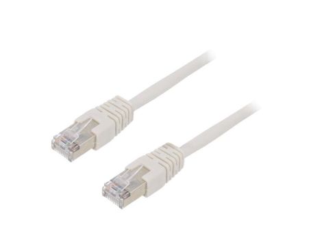 Patch cord F/UTP, Cat 5e, RJ45 wtyk z obu stron, linka, CCA, 5m PP22-5M