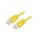 Patch cord U/UTP, Cat 5e, RJ45 wtyk z obu stron, linka, CCA, 0,5m PP12-0.5M/Y