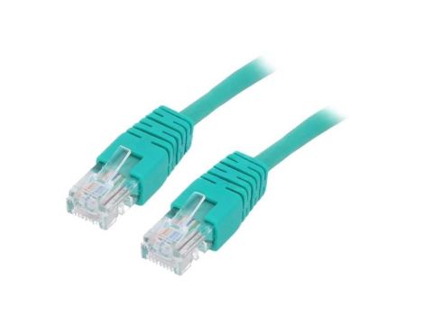 Patch cord U/UTP, Cat 5e, RJ45 wtyk z obu stron, linka, CCA, 2m PP12-2M/G
