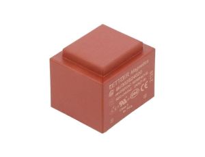Transformator zalewany, Moc: 2VA, Upierw: 230VAC, Iwyj: 83mA, Uwyj: 24V, na PCB BV302S24020