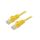 Patch cord U/UTP, Cat 6, RJ45 wtyk z obu stron, linka, CCA, 1,5m PP6U-1.5M/Y