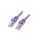 Patch cord F/UTP, Cat 6, RJ45 wtyk z obu stron, linka, CCA, 0,5m, PVC, 26AWG PP6-0.5M/V