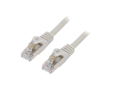Patch cord S/FTP, Cat 6a, wtyk RJ45 z obu stron, linka, Cu, 3m PP6A-LSZHCU-3M
