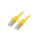 Patch cord S/FTP, Cat 6a, wtyk RJ45 z obu stron, linka, Cu, 3m PP6A-LSZHCU-Y-3M