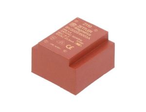 Transformator zalewany, Moc: 0,35VA, Upierw: 230VAC, Iwyj: 23,3mA, Uwyj: 15V, na PCB BV202S15003A