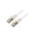 Patch cord S/FTP, Cat 6a, wtyk RJ45 z obu stron, linka, Cu, 3m PP6A-LSZHCU-W-3M