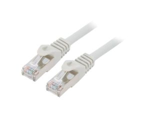 Patch cord S/FTP, Cat 6a, RJ45 wtyk z obu stron, linka, Cu, 20m PP6A-LSZHCU-20M