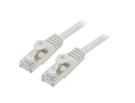 Patch cord S/FTP, Cat 6a, RJ45 wtyk z obu stron, linka, Cu, 20m PP6A-LSZHCU-20M
