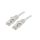 Patch cord S/FTP, Cat 6a, RJ45 wtyk z obu stron, linka, Cu, 20m PP6A-LSZHCU-20M