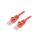 Patch cord U/UTP, Cat 6, RJ45 wtyk z obu stron, linka, CCA, 0,5m PP6U-0.5M/R
