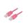 Patch cord U/UTP, Cat 5e, RJ45 wtyk z obu stron, linka, CCA, 0,5m PP12-0.5M/RO