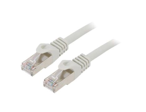 Patch cord S/FTP, Cat 6a, wtyk RJ45 z obu stron, linka, Cu, 15m PP6A-LSZHCU-15M