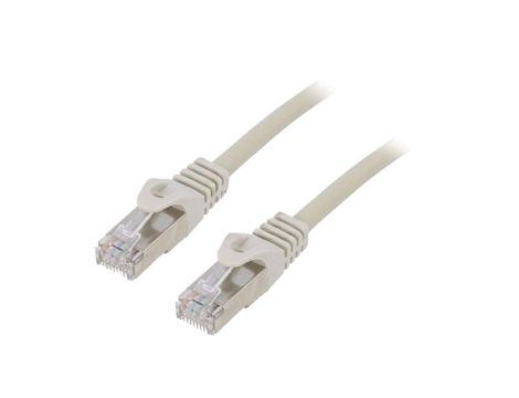 Patch cord F/UTP, Cat 6, wtyk RJ45 z obu stron, linka, CCA, 5m PP6-LSZH-5M