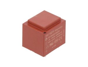 Transformator zalewany, Moc: 2,8VA, Upierw: 230VAC, Iwyj: 187mA, Uwyj: 15V, na PCB BV302S15028