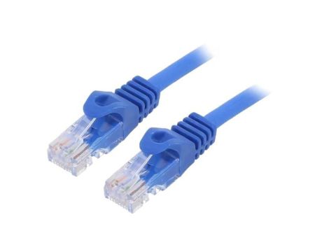Patch cord U/UTP, Cat 6, wtyk RJ45 z obu stron, linka, CCA, 5m PP6U-5M/B