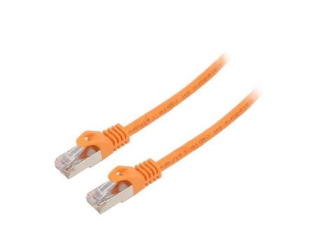 Patch cord S/FTP, Cat 6a, wtyk RJ45 z obu stron, linka, Cu, 3m PP6A-LSZHCU-O-3M