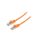 Patch cord S/FTP, Cat 6a, wtyk RJ45 z obu stron, linka, Cu, 3m PP6A-LSZHCU-O-3M