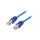 Patch cord F/UTP, Cat 5e, wtyk RJ45 z obu stron, linka, CCA, 2m PP22-2M/B