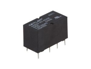 Przekaźnik elektromagnetyczny, DPDT, Ucewki: 5VDC, Iwyj: 2A, na PCB AZ822-2C-5DSE