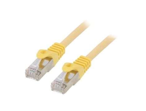 Patch cord S/FTP, Cat 6a, RJ45 wtyk z obu stron, linka, Cu, 0,25m PP6A-LSZHCU-Y-0.25M