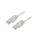 Patch cord F/UTP, Cat 5e, wtyk RJ45 z obu stron, linka, CCA, 0,5m PP22-0.5M
