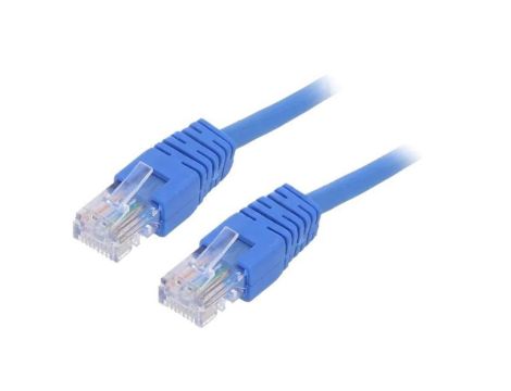 Patch cord U/UTP, Cat 5e, wtyk RJ45 z obu stron, linka, CCA, 3m PP12-3M/B