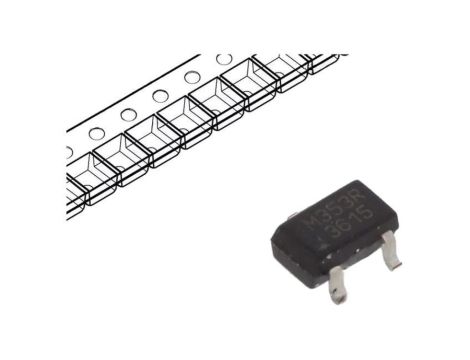 Czujnik pola magnetycznego, omnipolarny, magneto-rezystywny, 20mA, -14...14Gs, -40...85C, SM353RT
