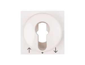Berker S.1/B.3/B.7 Glass Element centralny łącznika żaluzjowego na klucz śnieżnobiały 15068989