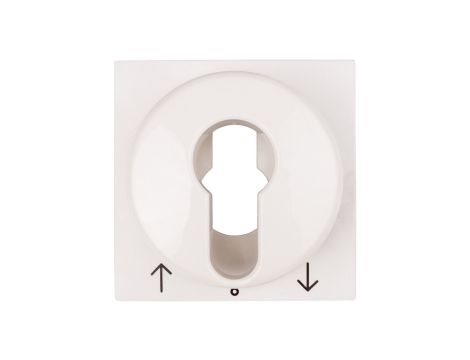 Berker S.1/B.3/B.7 Glass Element centralny łącznika żaluzjowego na klucz śnieżnobiały 15068989