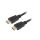 Kabel HDMI, wtyk z obu stron, PVC, czarny, 30AWG, materiał wykonania żyły: Cu, dł. przewodu: 1m CC-HDMI4-1M