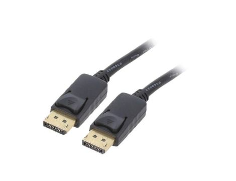 Kabel DisplayPort, wtyk z obu stron, PVC, DisplayPort 1.2, dł. przewodu: 1m CC-DP-1M