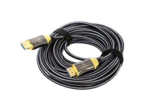Kabel HDMI, wtyk z obu stron, PA, czarny, materiał wykonania żyły: Cu, dł. przewodu: 10m CCBP-HDMI8K-AOC-10M