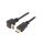 Kabel HDMI wtyk,HDMI wtyk 90 góra/dół, PVC, HDMI 2.0, 30AWG, dł. przewodu: 3m CC-HDMI490-10