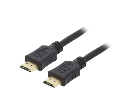 Kabel HDMI, wtyk z obu stron, PVC, czarny, 30AWG, materiał wykonania żyły: CCS, dł. przewodu: 4,5m CC-HDMI4L-15