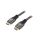 Kabel HDMI, wtyk z obu stron, tekstylny, czarny, materiał wykonania żyły: Cu, dł. przewodu: 1m CCB-HDMI8K-1M