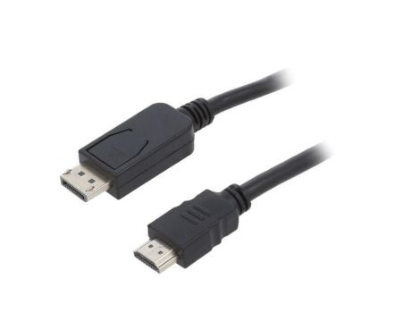 Kabel DisplayPort wtyk,HDMI wtyk, PVC, 3D,Full HD 1080p, dł. przewodu: 10m CC-DP-HDMI-10M