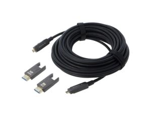 Kabel micro HDMI, wtyk z obu stron, PA, czarny, materiał wykonania żyły: Cu, dł. przewodu: 10m CCAP-HDMIDD-AOC-10M