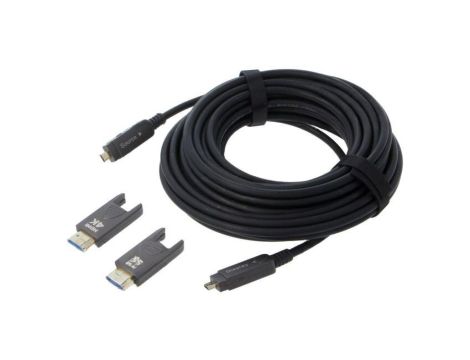 Kabel micro HDMI, wtyk z obu stron, PA, czarny, materiał wykonania żyły: Cu, dł. przewodu: 10m CCAP-HDMIDD-AOC-10M