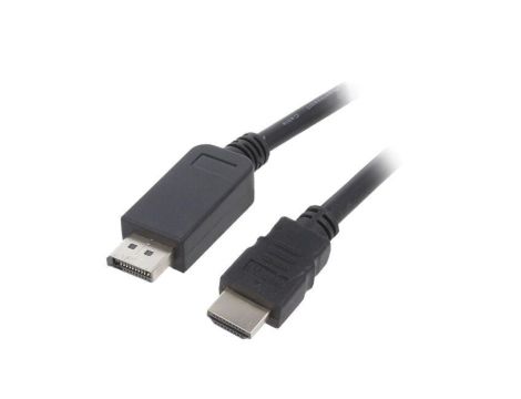 Kabel DisplayPort wtyk,HDMI wtyk, PVC, 3D,Full HD 1080p, dł. przewodu: 5m CC-DP-HDMI-5M