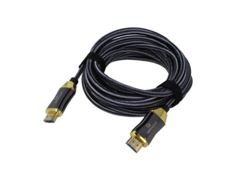 Kabel HDMI, wtyk z obu stron, PA, czarny, materiał wykonania żyły: Cu, dł. przewodu: 5m CCBP-HDMI8K-AOC-5M