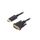 Kabel DisplayPort wtyk,DVI-D (24+1) wtyk, PVC, Full HD 1080p, dł. przewodu: 1m CC-DPM-DVIM-1M