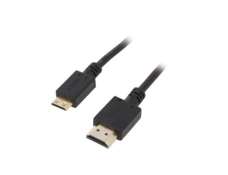 Kabel HDMI wtyk,mini HDMI wtyk, PVC, 3D,4K,ARC,UHD 2160p, dł. przewodu: 1,8m CC-HDMI4C-6