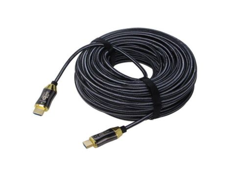 Kabel HDMI, wtyk z obu stron, PA, czarny, materiał wykonania żyły: Cu, dł. przewodu: 30m CCBP-HDMI8K-AOC-30M