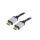 Kabel HDMI, wtyk z obu stron, tekstylny, czarny, 30AWG, dł. przewodu: 3m CCB-HDMIL-3M
