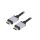 Kabel HDMI, wtyk z obu stron, tekstylny, czarny, 30AWG, dł. przewodu: 5m CCB-HDMIL-5M
