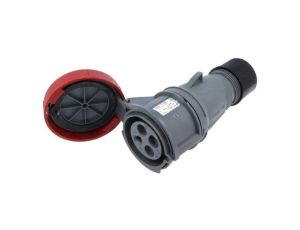 Złącze zasilające AC 3-fazowe, wtyk, żeńskie, proste, 460V, 32A 2CMA101154R1000